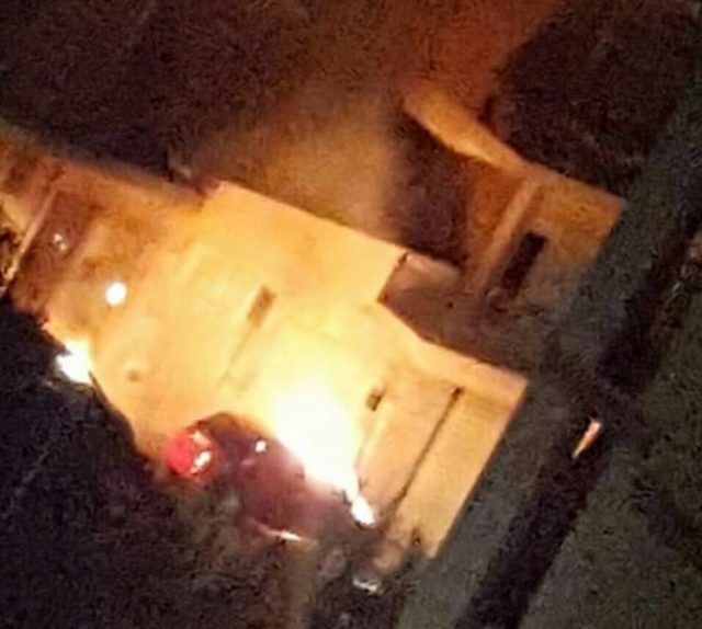 incendio auto Pomezia