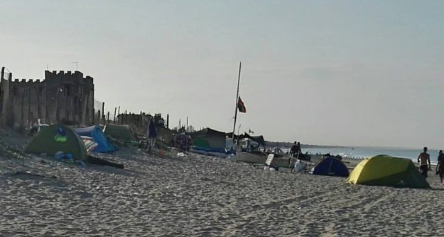 campeggiatori abusivi Torvaianica