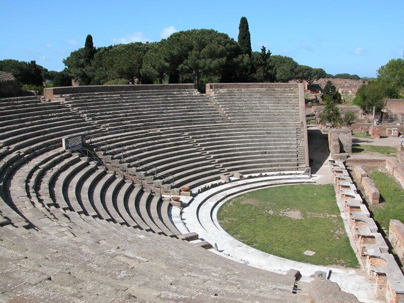 Teatro romano ostia antica