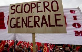 Sciopero generale 11 ottobre 2021