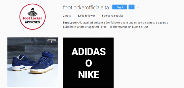 codice sconto adidas instagram