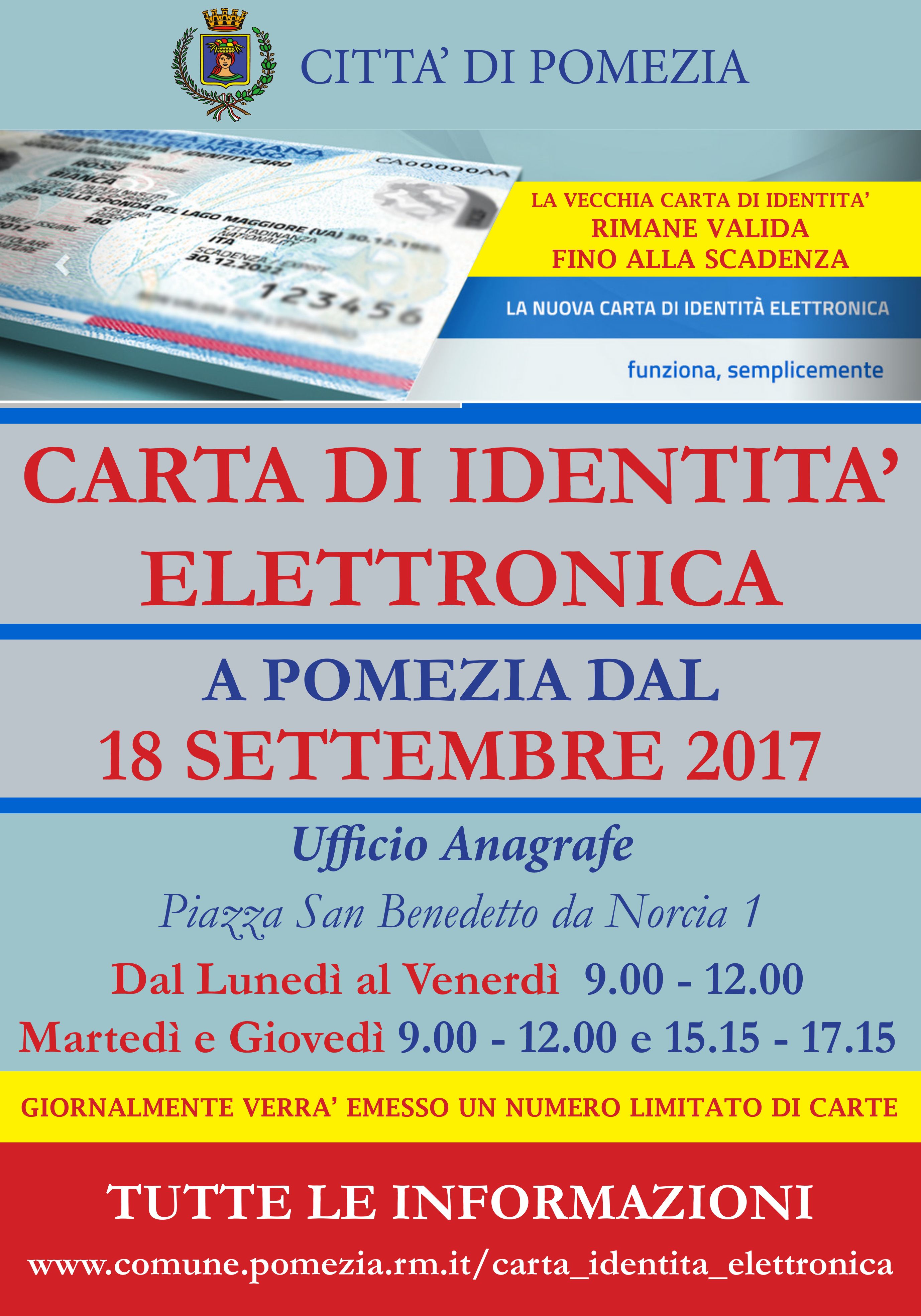 Pomezia, arriva la carta d'identità elettronica: tutte le 