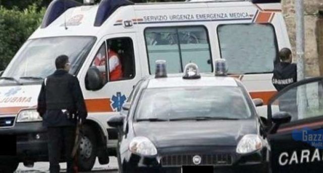 carabinieri-ambulanza incidente via Nomentana via regina Margherita