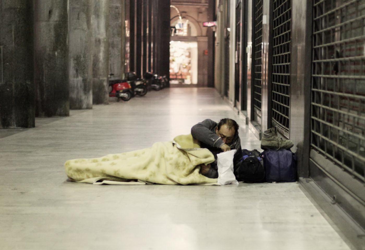 senzatetto a Roma