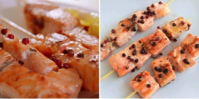 secondo piatto frecce di cupido salmone