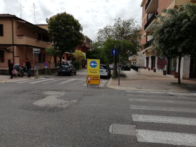 Via Boezio Strada chiusa