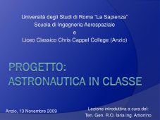 Locandina del progetto nel 2009