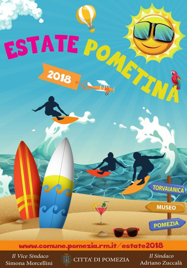 Estate pomentina 2018: tutte le attività dal 20 luglio al 30 settembre