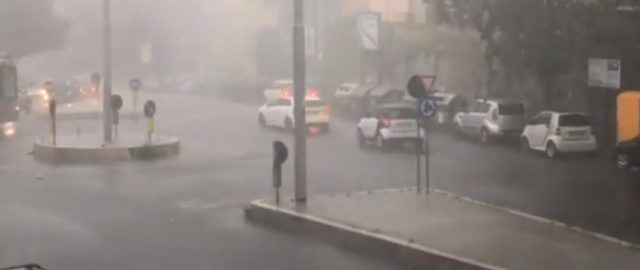 pioggia roma