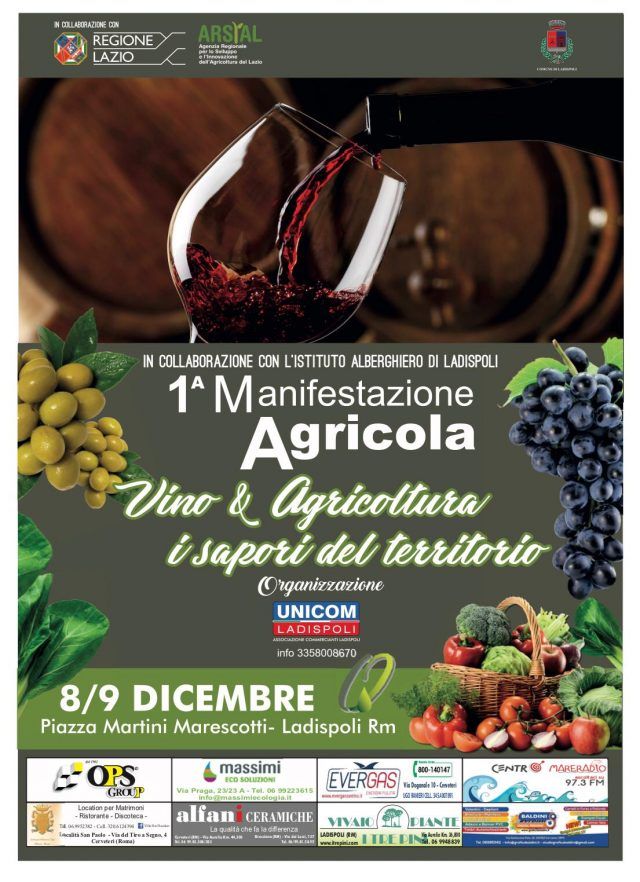Evento vino Ladispoli poster