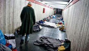 Emergenza freddo a Roma: aperte le stazioni metro di notte