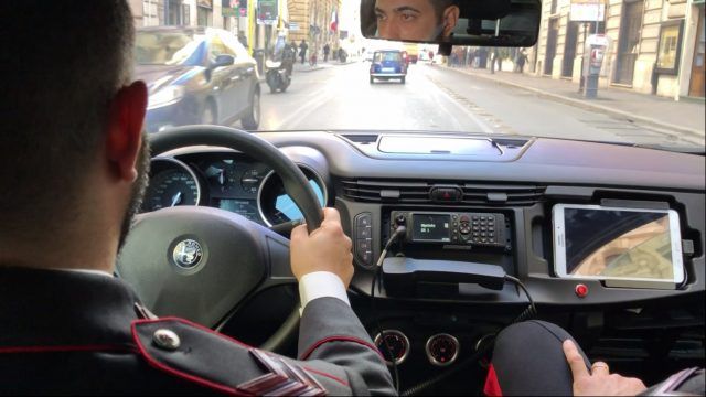 SAN PIETRO - I Carabinieri durante un servizio di pattuglia