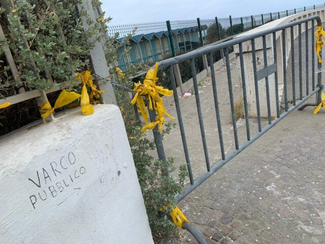 Pontile di Ostia - varco chiuso