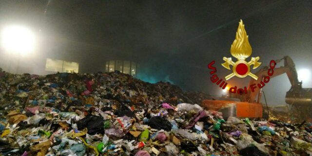 incendio impianto rocca cencia