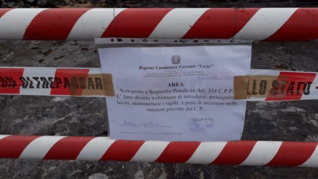 sequestro area rifuti pomezia