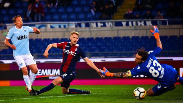 lucas-leiva-gol-lazio-bologna-marzo-2018 lazio bologna