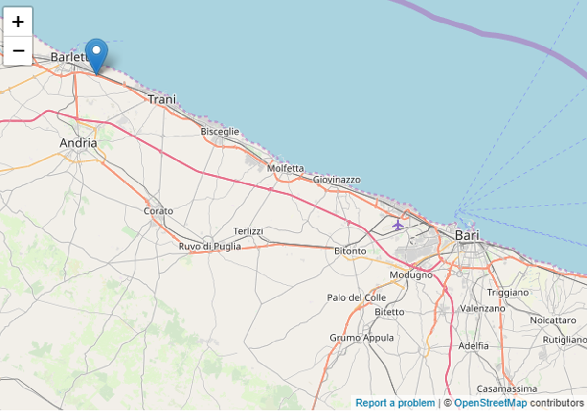 terremoto bari