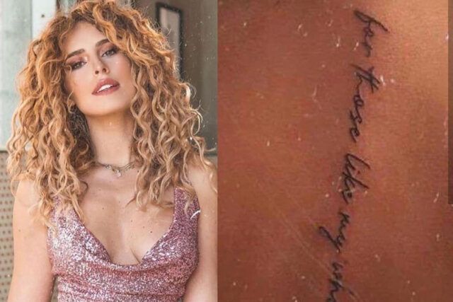 Sara Affi Fella Il Nuovo Tatuaggio E Sbagliato E Viene Criticata Non Me Ne Frega Un Ca