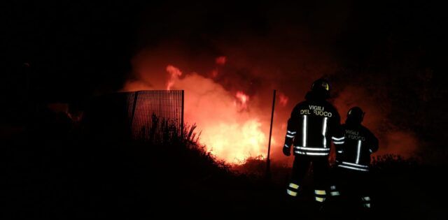 Castel Romano incendio 9 settembre 2019