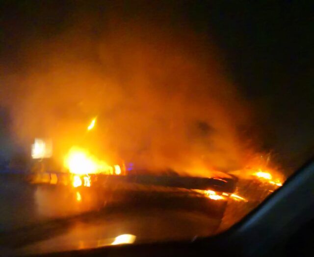 incendio Castel Romano