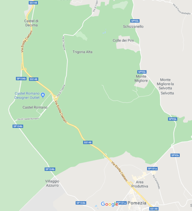 via pontina - via Caetani