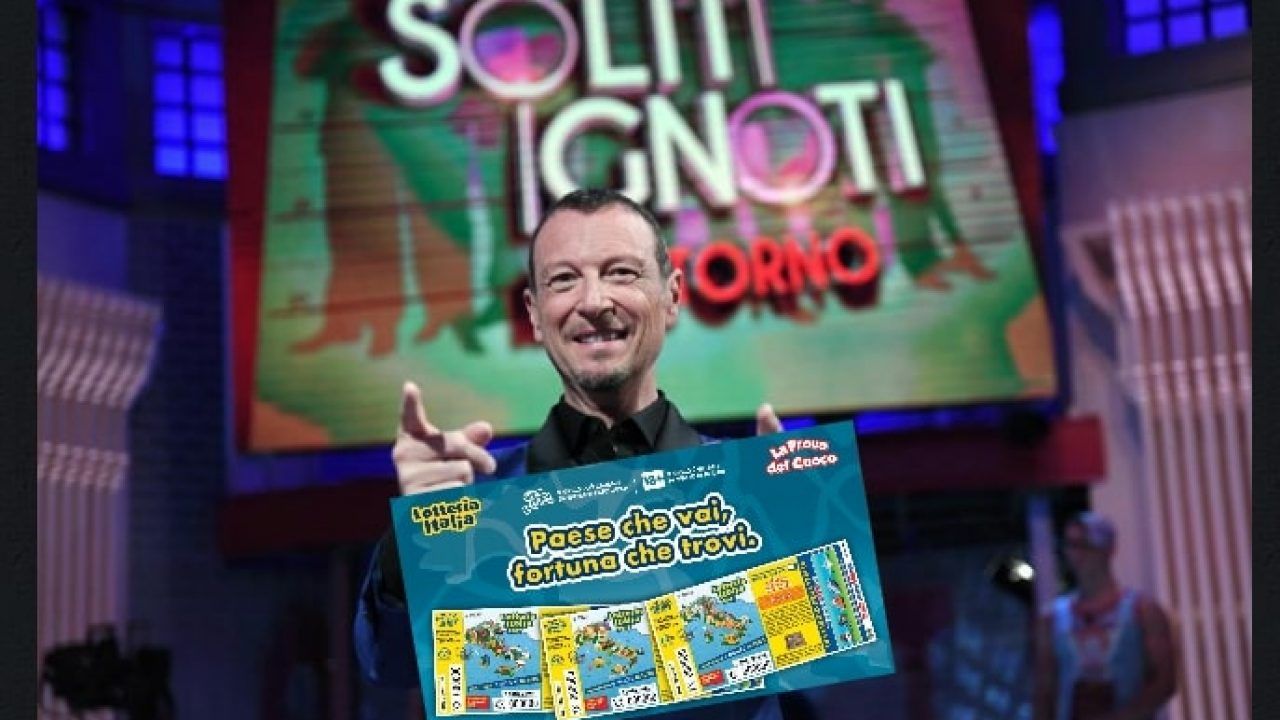 estrazione biglietti lotteria Italia Soliti Ignoti, speciale epifania 2023
