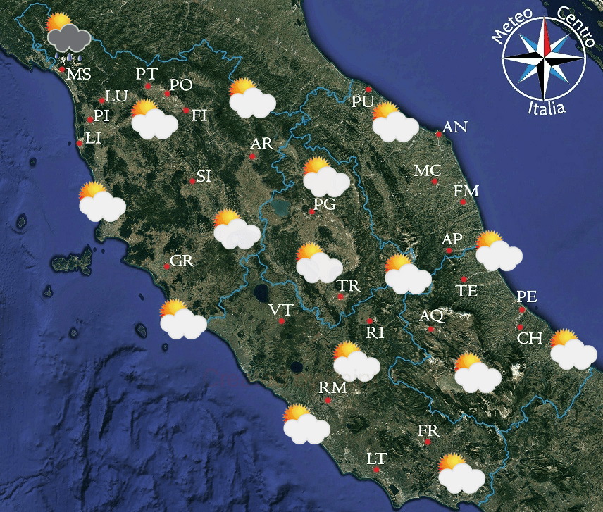 meteo roma 10 gennaio 2020