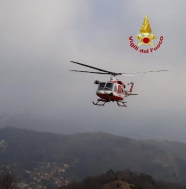 vigili del fuoco elicottero