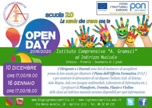 volantino fronte open day