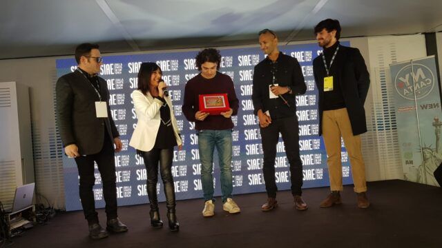 Premio videoclip con Cesare Rascel