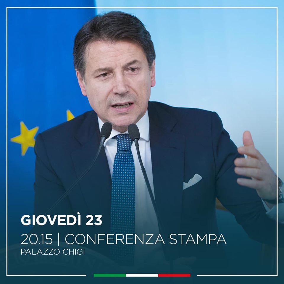 Diretta Conte oggi 23 aprile 2020