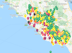 coronavirus mappa comuni lazio