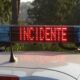 La Polizia Locale sul luogo dell'incidente sulla Cassia