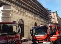 incendio ministero lavoro