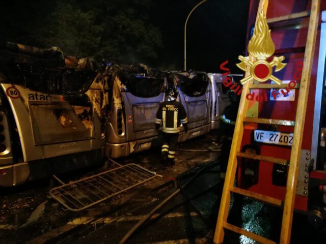 bus a fuoco