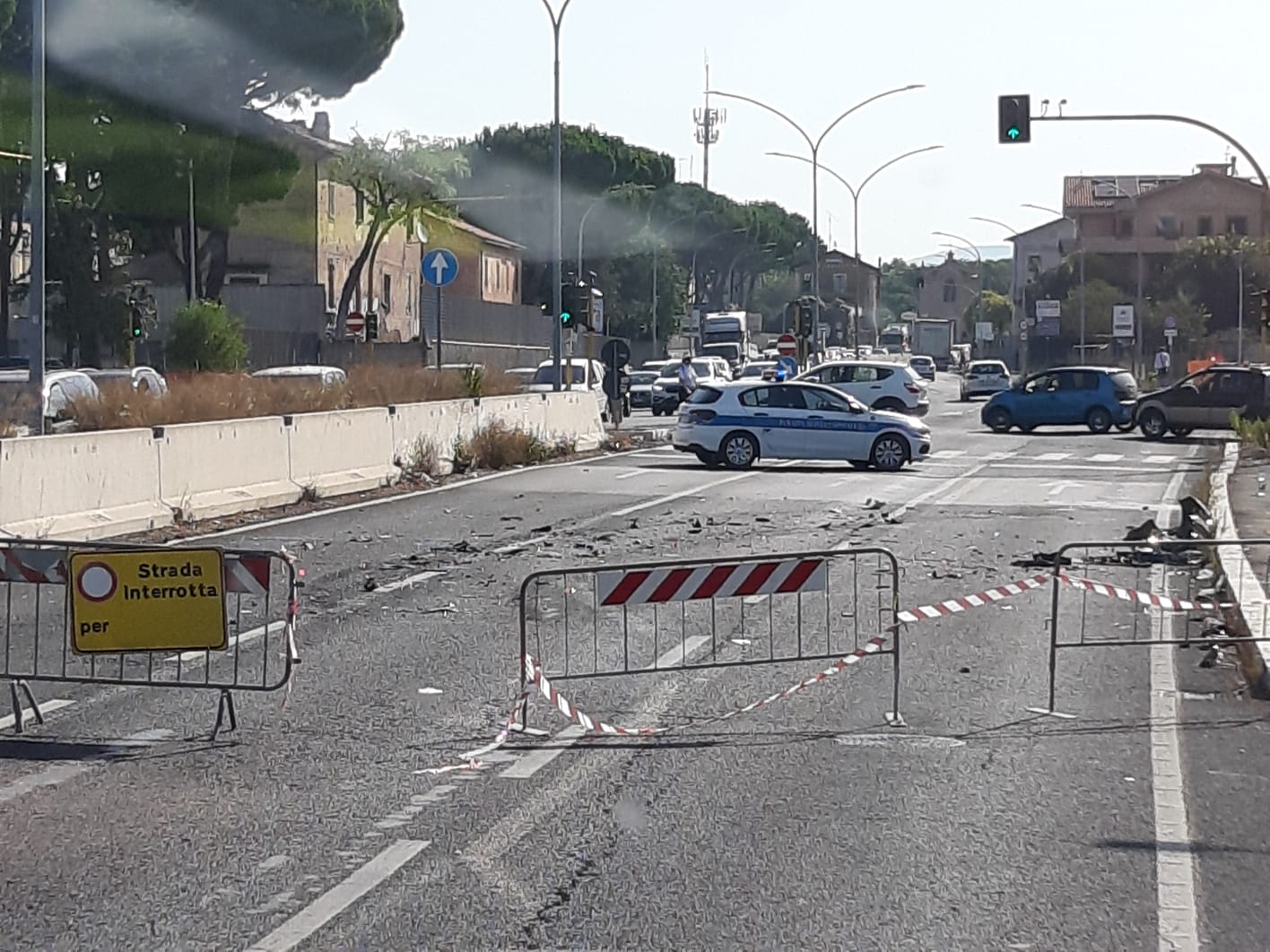 incidente mortale via tiburtina