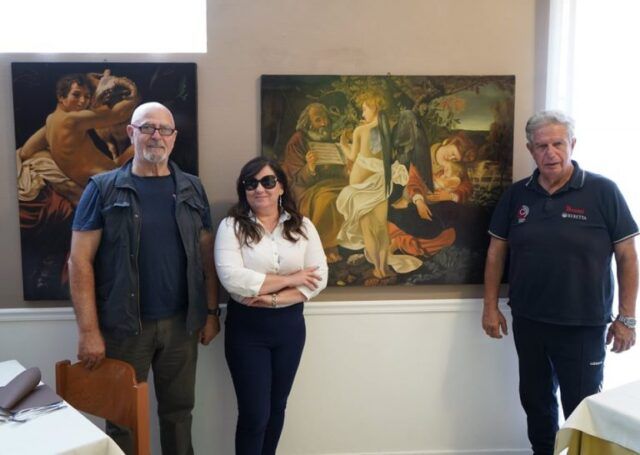pittori Felicia Caggianelli, Stefano Martini, Sergio Bonafaccia