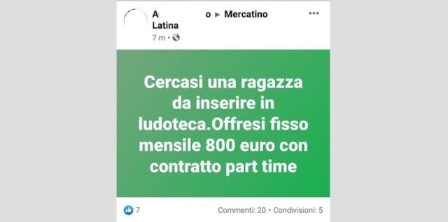 annuncio facebook