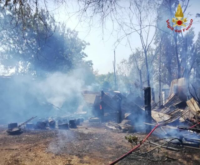 incendio maneggio