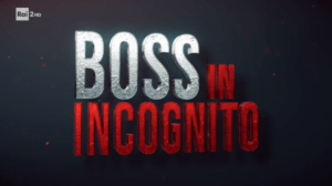 Boss in incognito il logo su Rai 2