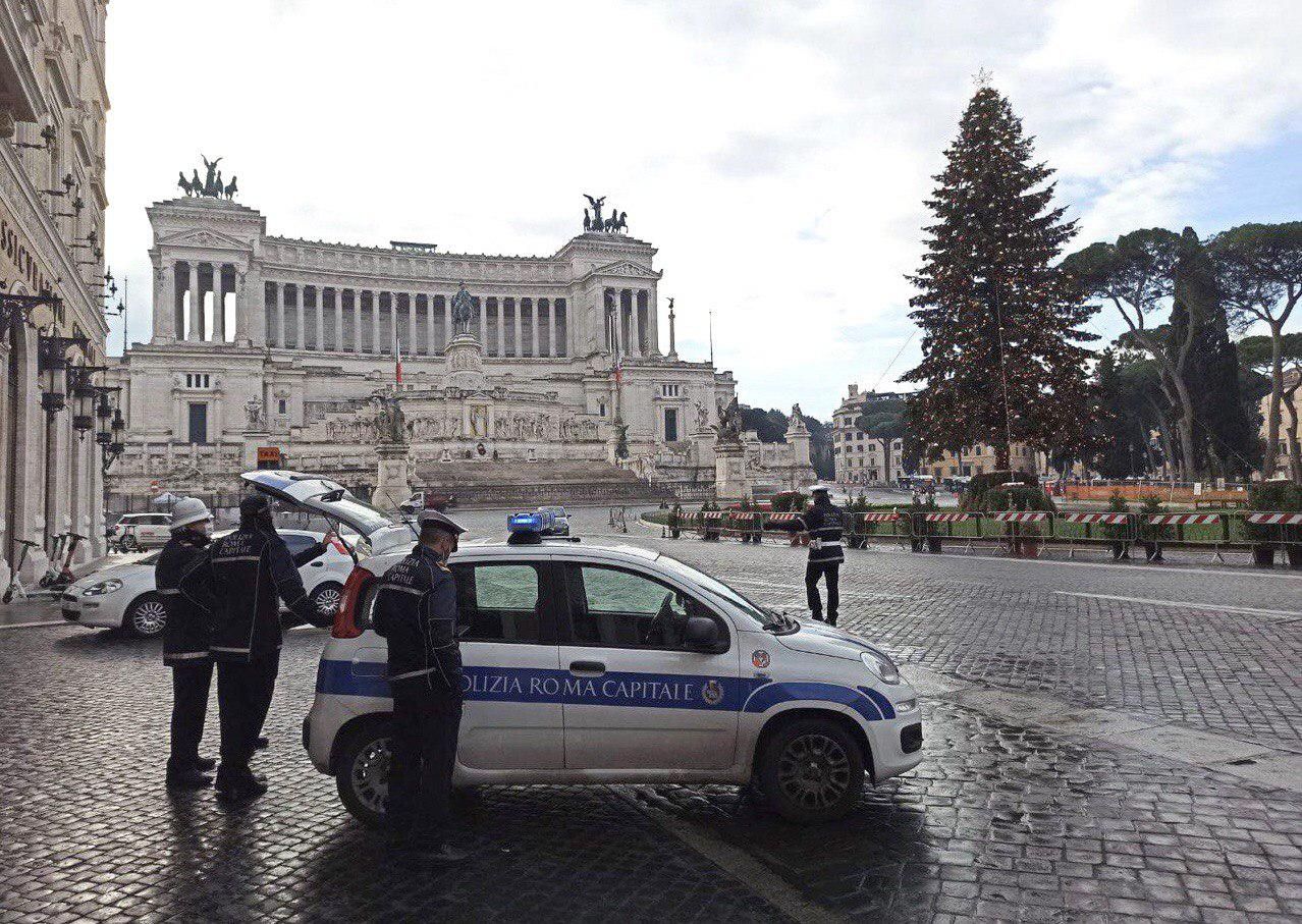 Accensione Albero Piazza Venezia 8 dicembre 2021