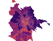 Mappa Coronavirus quartieri Roma