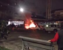 Incendio auto Tuscolano, autista atac eroe