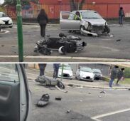 Incidente via Aspertini Roma