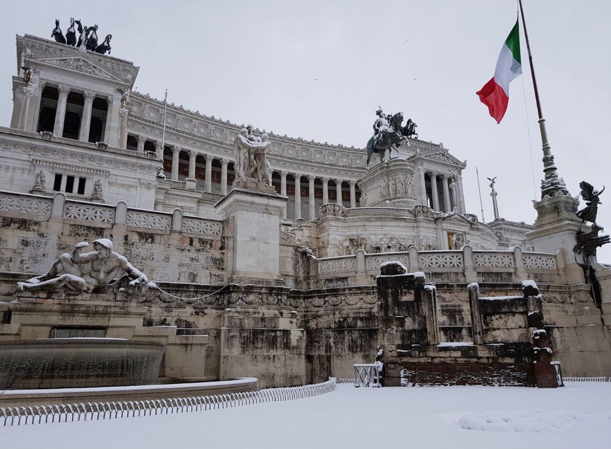 Neve a Roma e nel Lazio