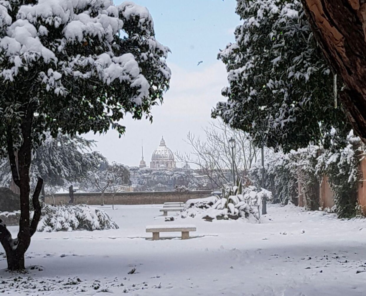 neve a roma e nel Lazio dicembre 2021