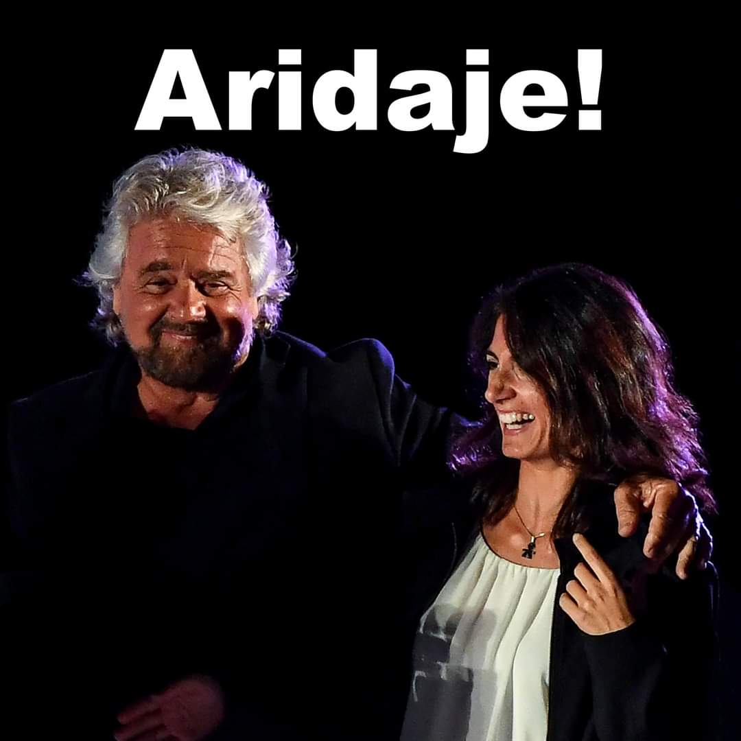 Beppe Grillo e raggi