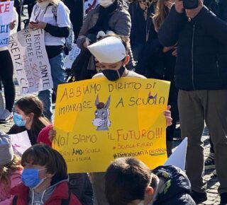 manifestazione contro dad