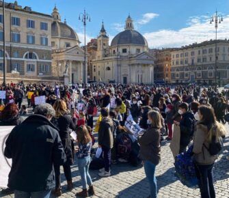 manifestazione contro dad