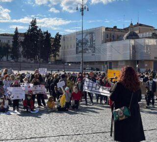 manifestazione contro dad